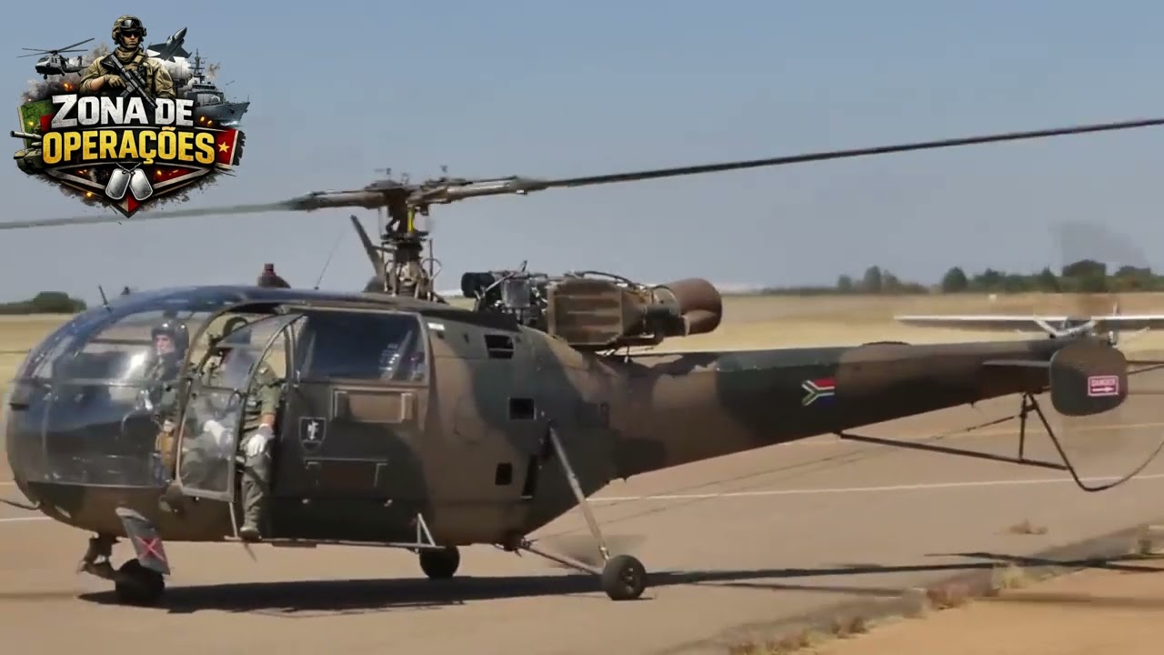 Alouette III, arranque, descolagem, aterreagem e corte de motor