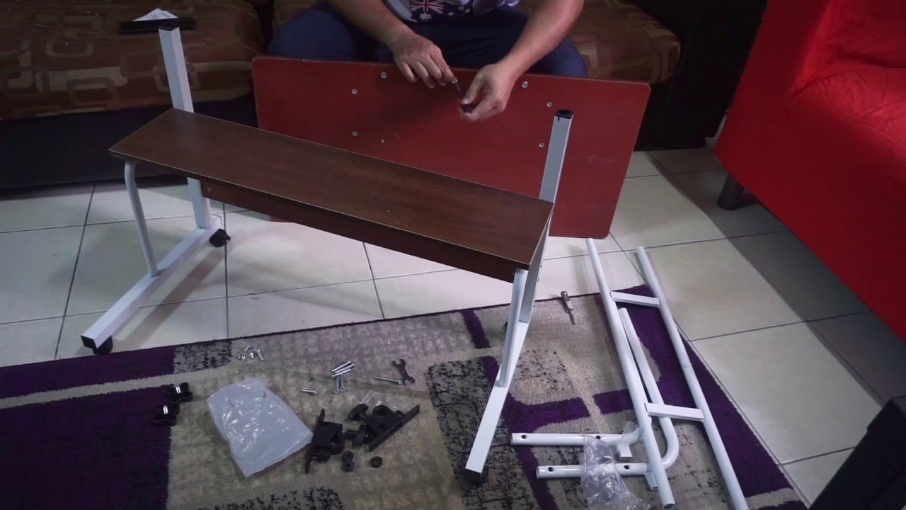 UNBOXING DAN CARA PASANG MEJA LAPTOP DARI SHOPEE