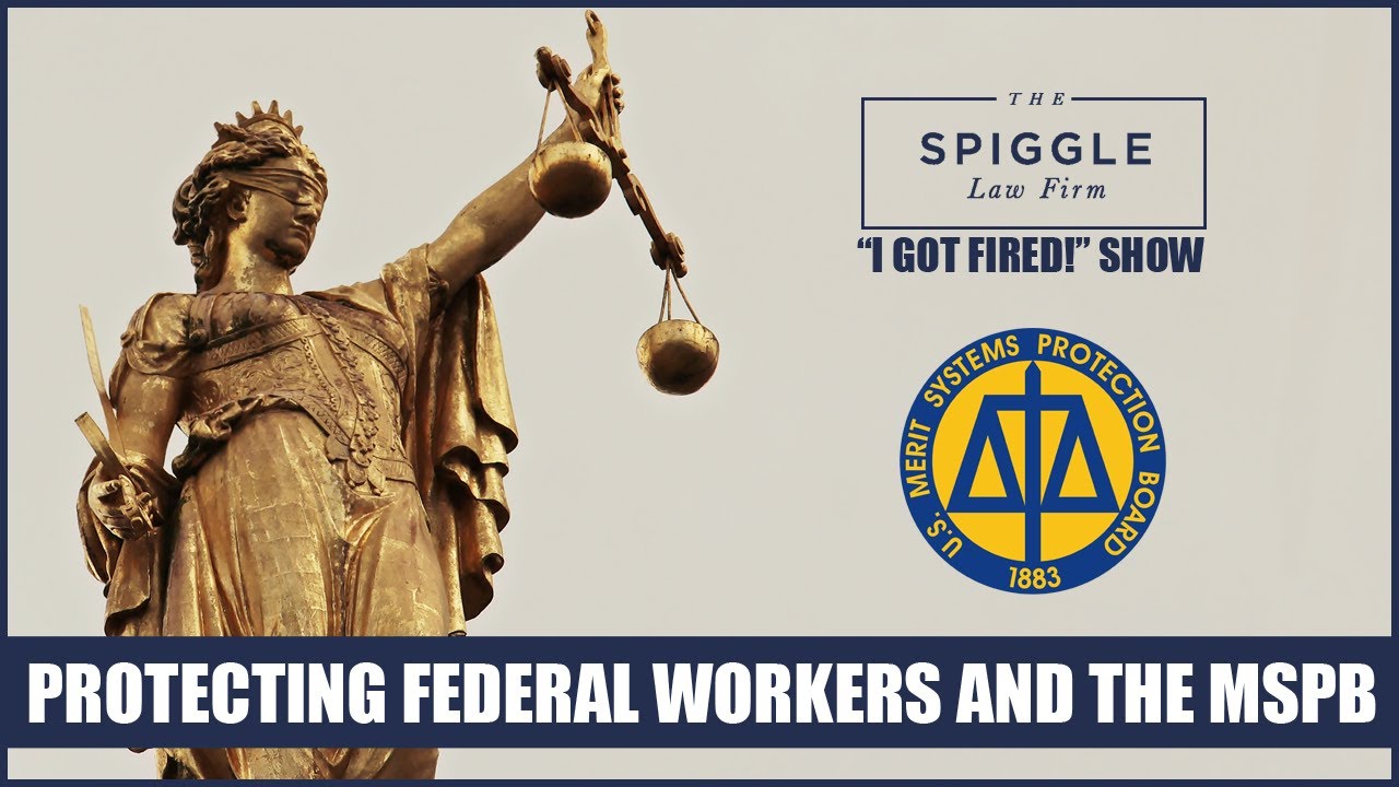 Protecting Federal Workers and the MSPB - “I Got Fired!” Show From The Spiggle Law Firm
