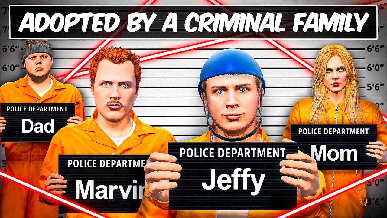 Adopted By A CRIMINAL FAMILY In GTA 5!