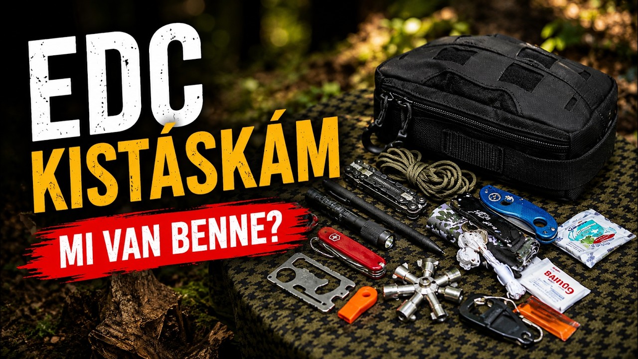 EDC Kistáskám 🏠 🏡 🏘🏞🌍🔦