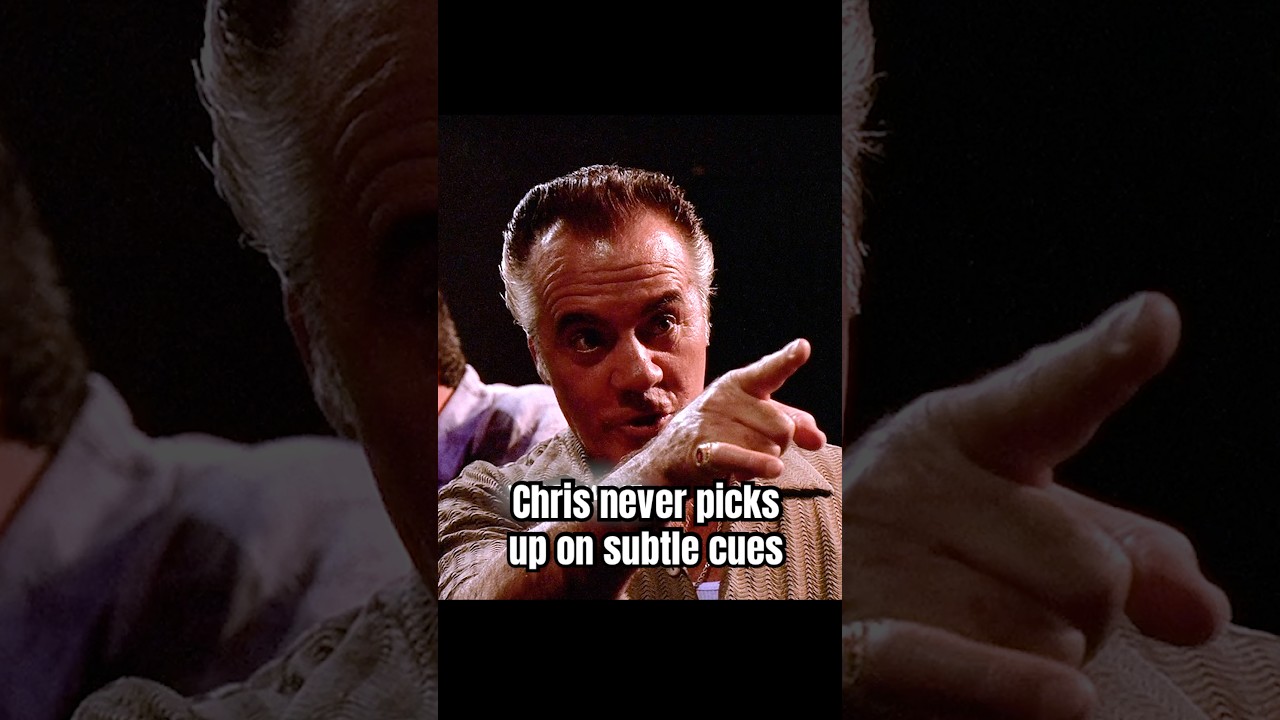 Chris never picks up on subtle cues.  
