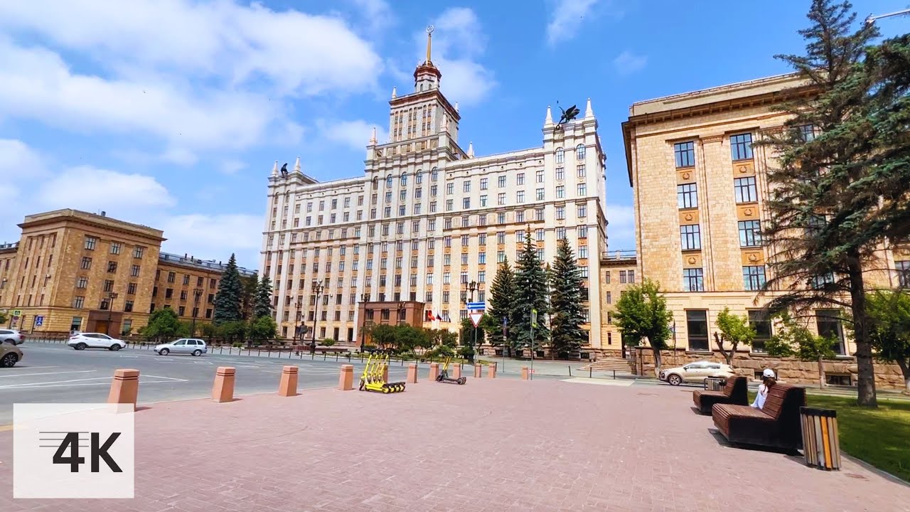 🇷🇺 🏰 Chelyabinsk Walk Tour 4K, Russia Walking Tour