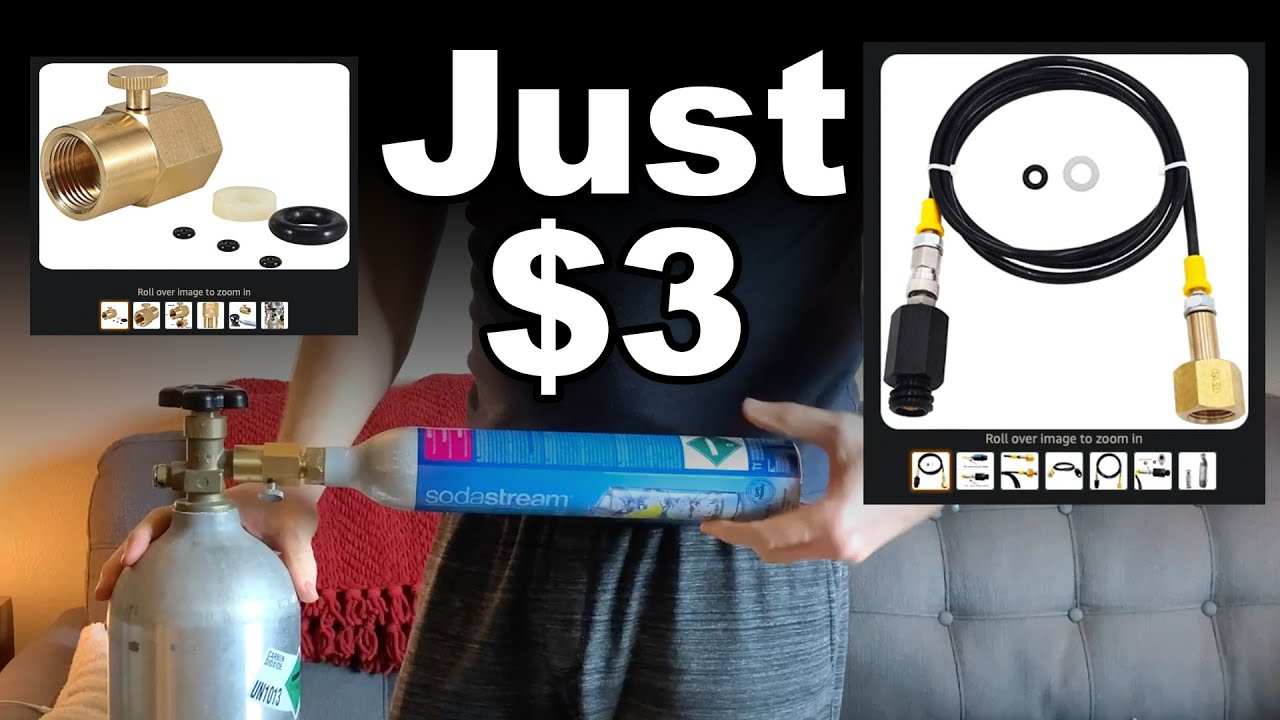 Fill your CO2 Sodastream Yourself - Adapter Reviews with Cost Analysis + How to - Is it Worth It?