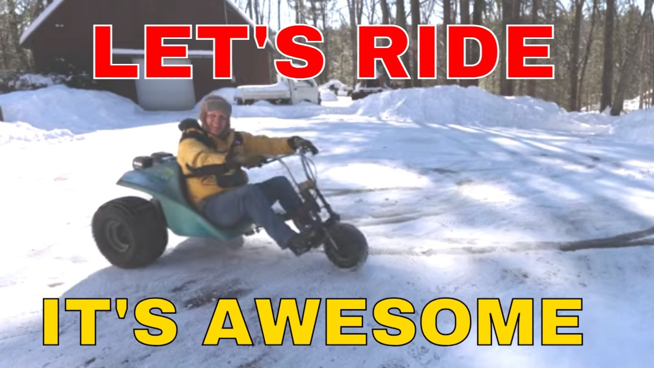 1972 Trash Picked Scat Cat Minibike Trike Gets Finished.