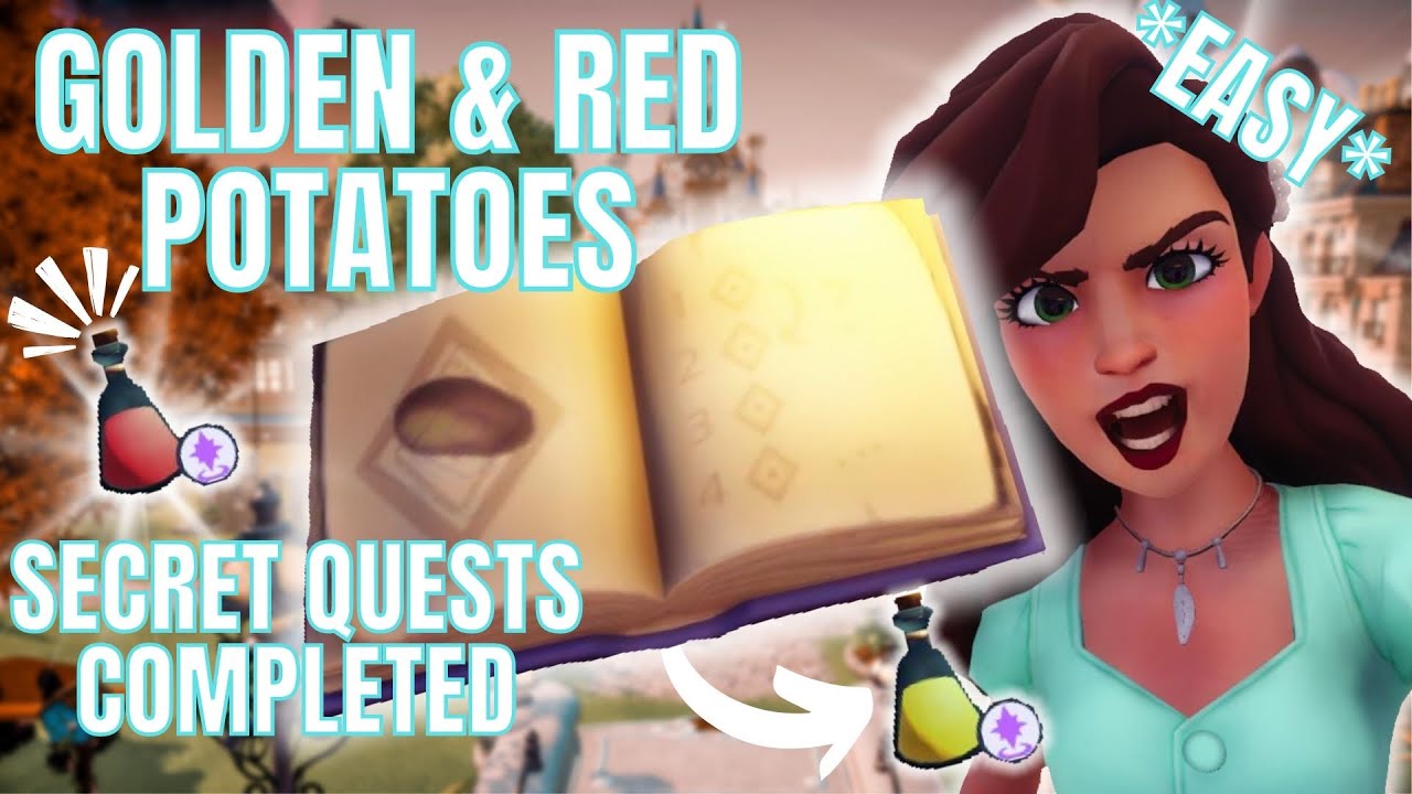 GOLDEN & RED POTATO QUESTS SOLVED | Hidden Quest | Disney Dreamlight Valley