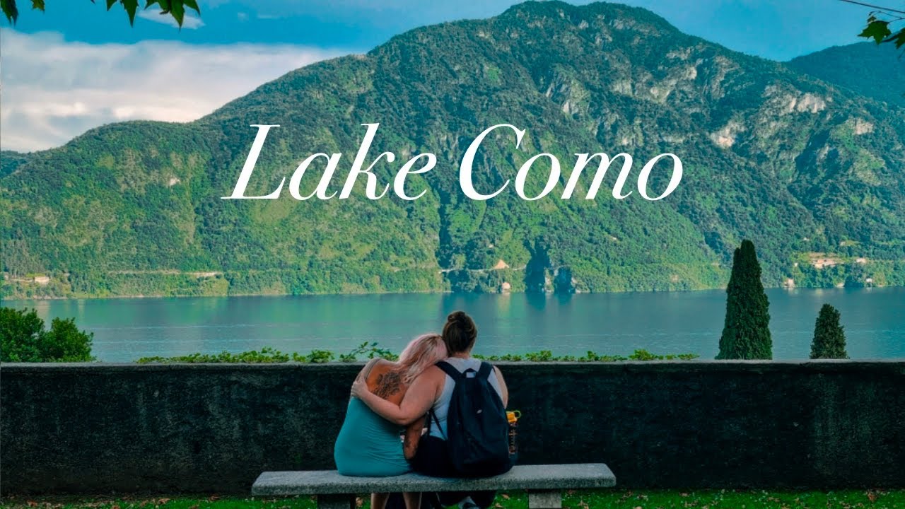 a couple gals in lake como ✨