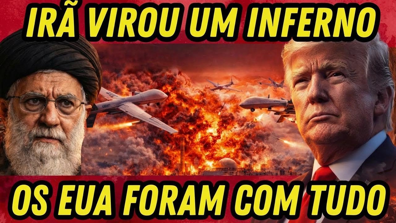 Irã em chamas: Grande instalação explodida! Drones dos EUA e IRGC se enfrentam no ar!