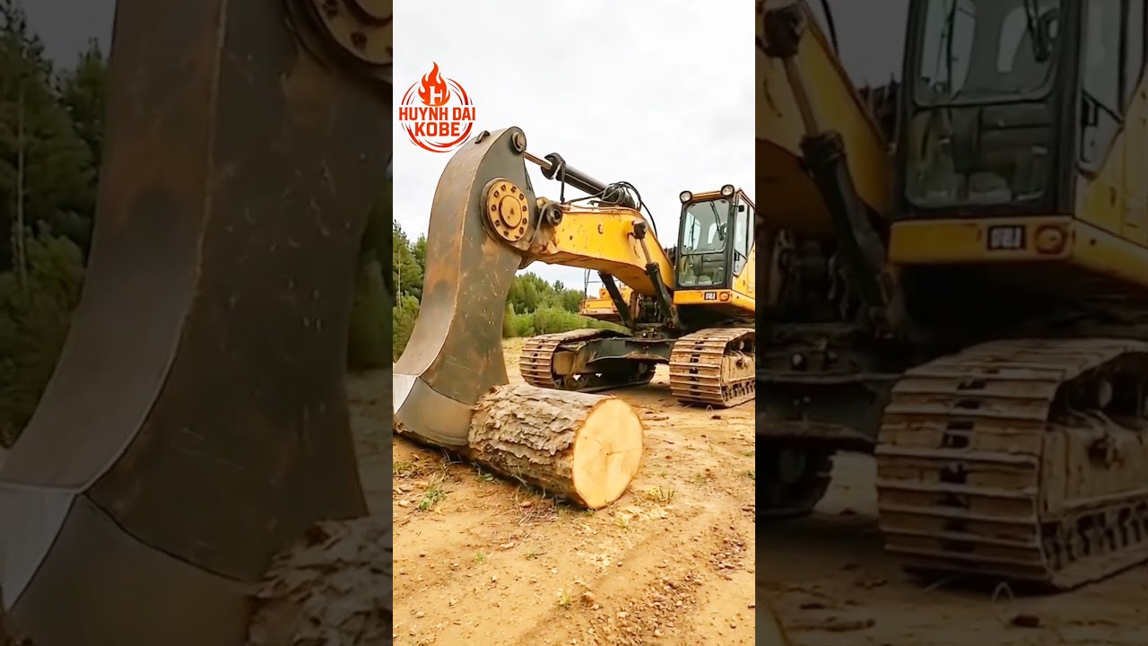 #excavator cực khủng Kobe đầu b&uacute;a #shorts