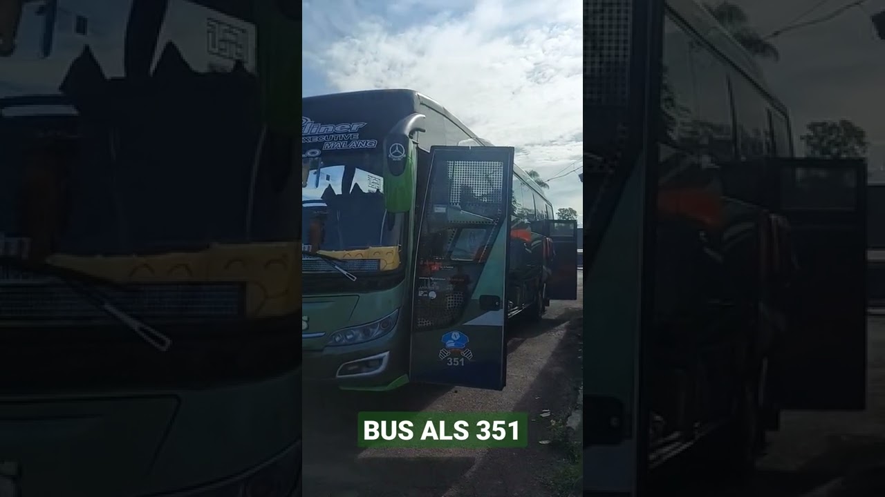 Bus ALS 351 tujuan Malang - Medan siap berangkat menuju kota Medan #shorts