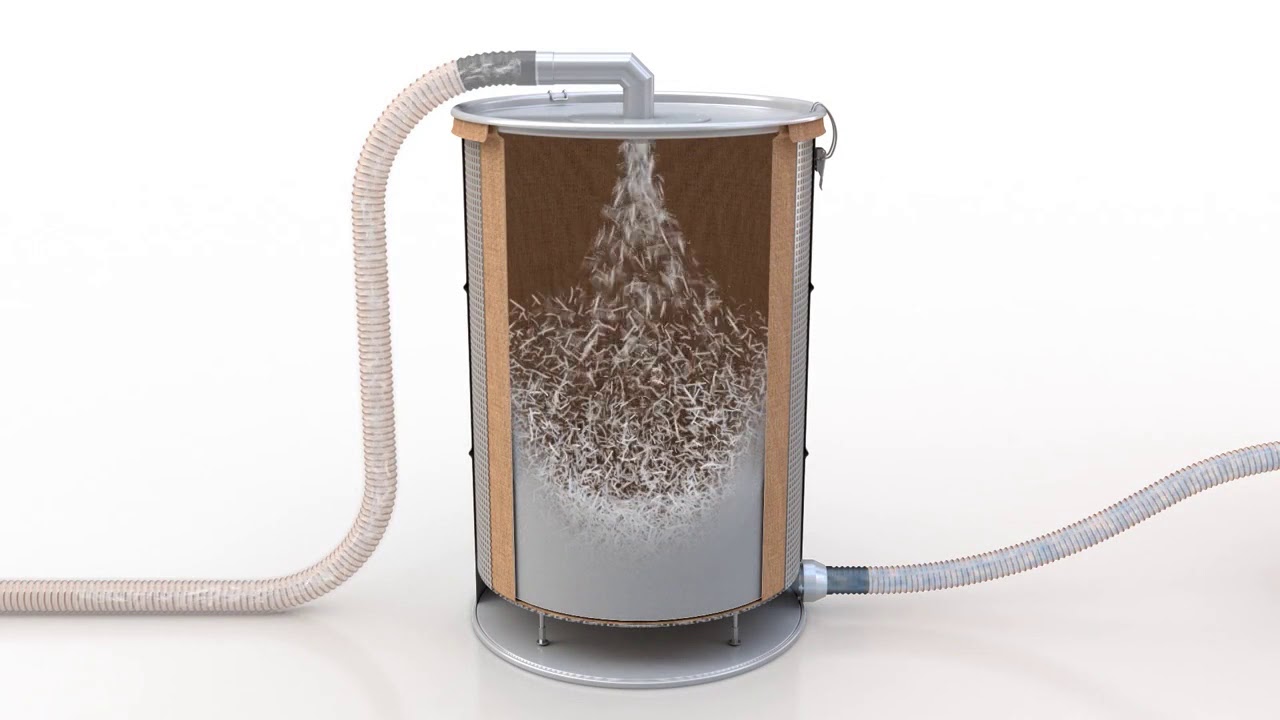 Ruwac Industriesauger - Vorabschneidertonne mit Vorfilterzelle