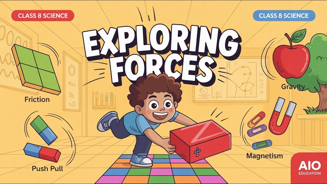 Class 8 Science | Chapter 5 –Exploring Forces | Full Animated Explanation
