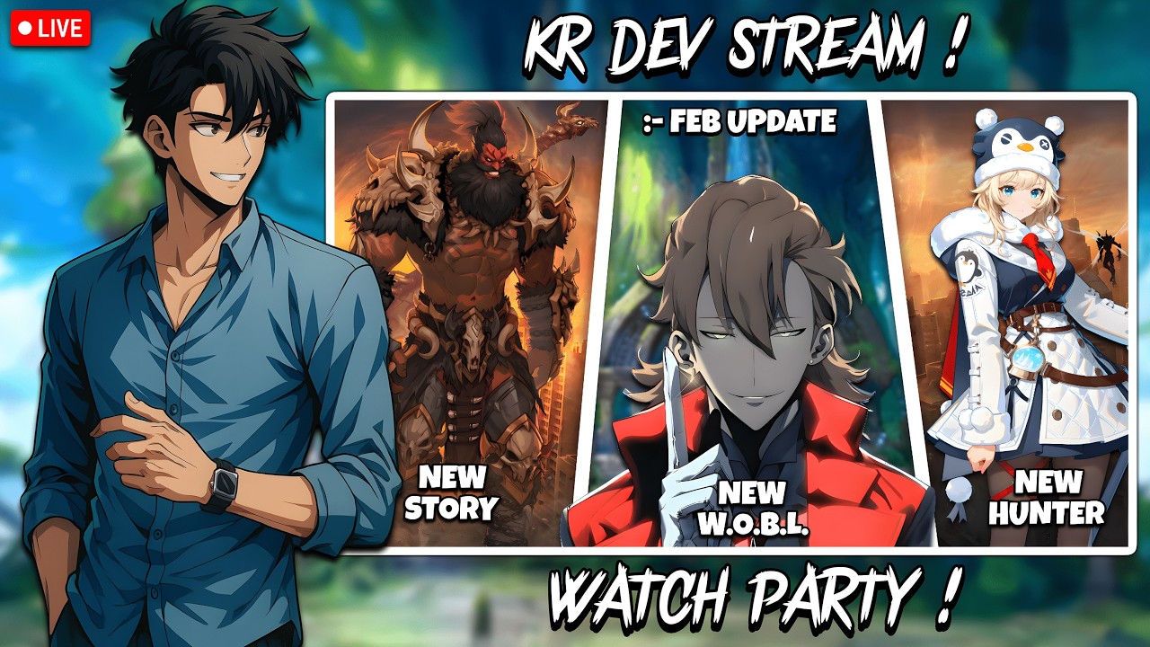 FEB UPDATE-KOREAN DEV STREAM ! SOLO LEVELING ARISE !
