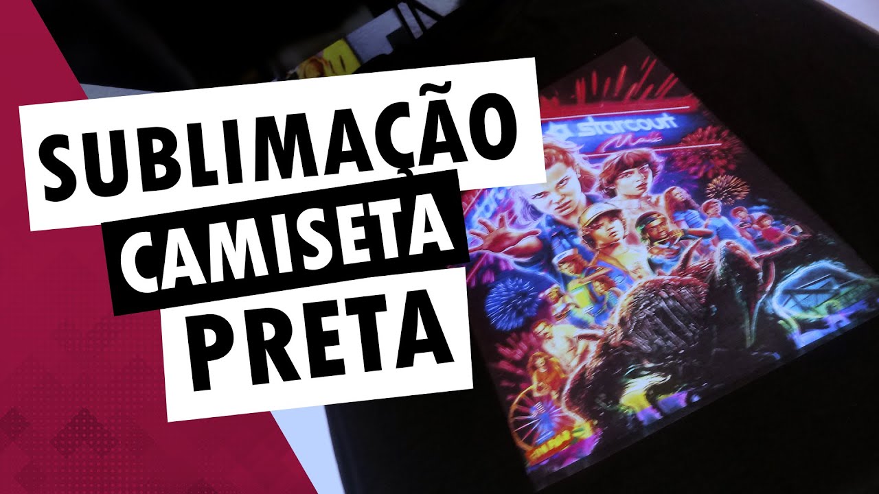 Como fazer Sublimação em Camiseta Preta ou Algodão com OBM