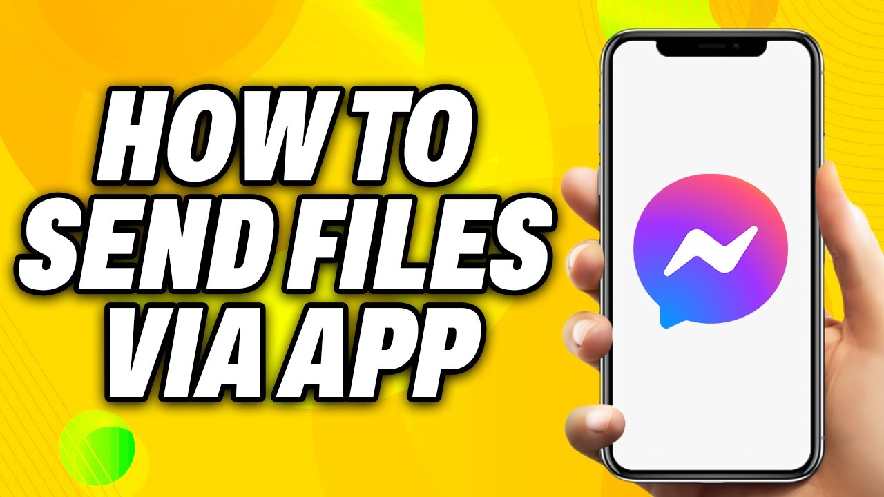 How To Send Files via Messenger App - Quick Fix