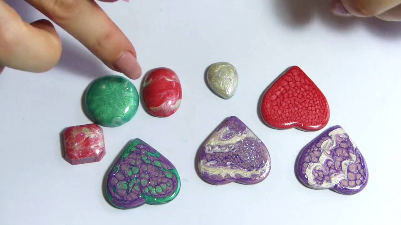 tutorial pebeo prisme fantasy su resina e vetro - cabochon per gioielli fai da te
