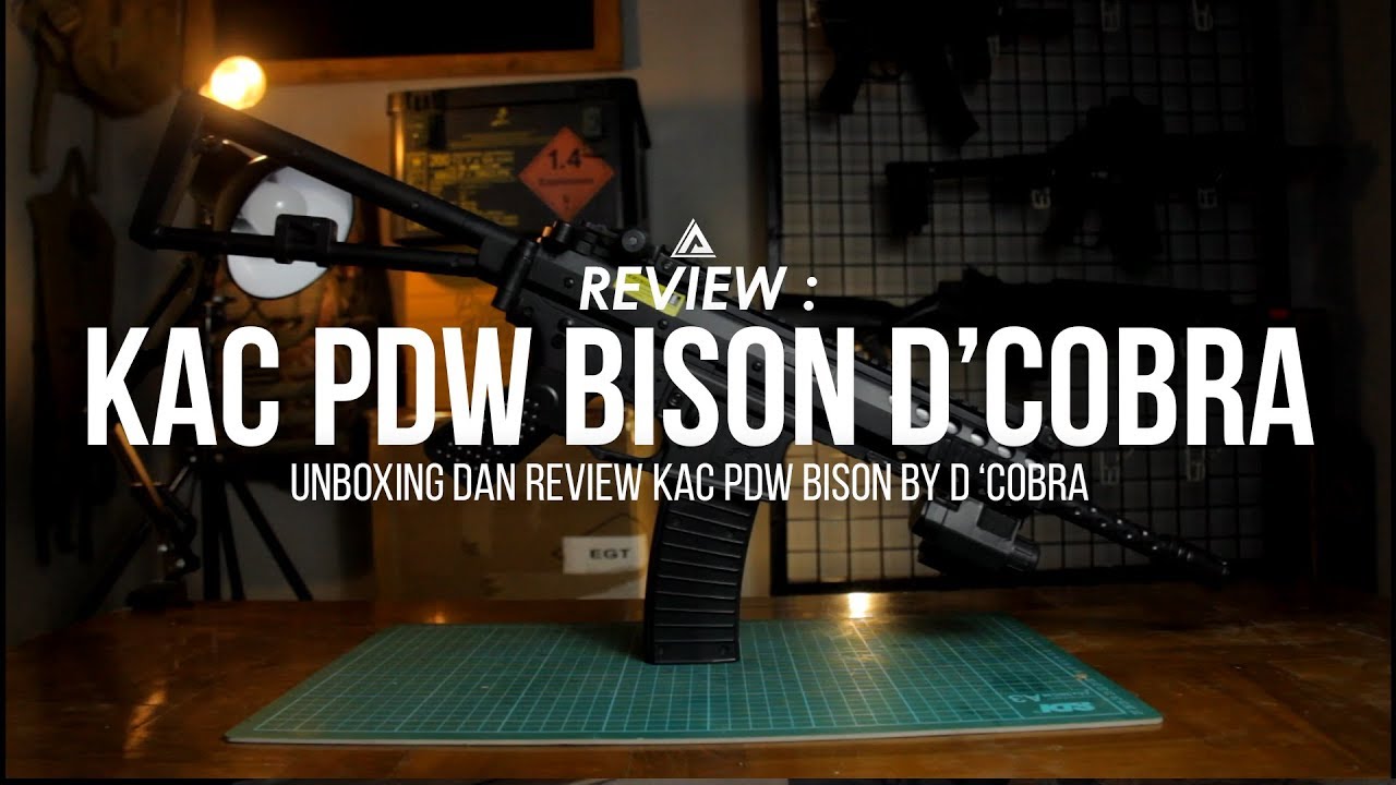 Unboxing KAC PDW Bison by D'Cobra (Unit Airsoft Mantap) | Airsoft Indonesia