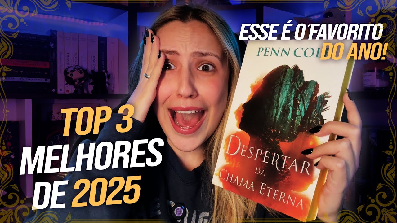 5 ESTRELAS E FAVORITADO: Despertar da Chama Eterna foi meu top 5 esse ano | Vlog de Leitura