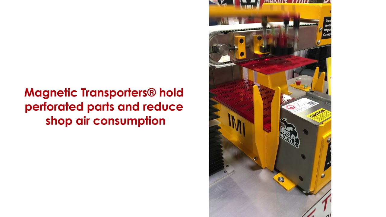 IMI's magnetic systems transfer metal in automated material handling applications