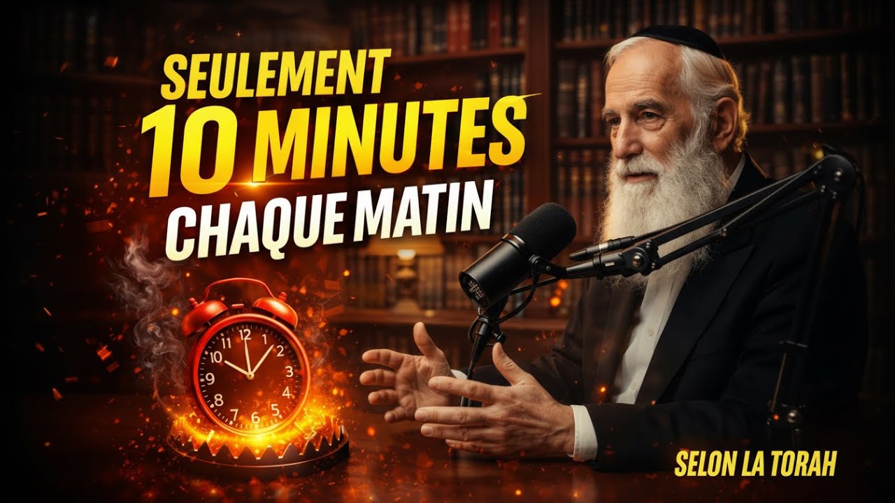 La routine matinale de 10 minutes qui change le destin (selon la Torah)