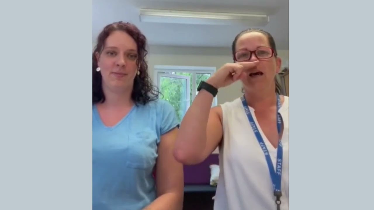 Makaton - 1 - Good Morning, Good Afternoon, Yes & No, with symbols and signs.