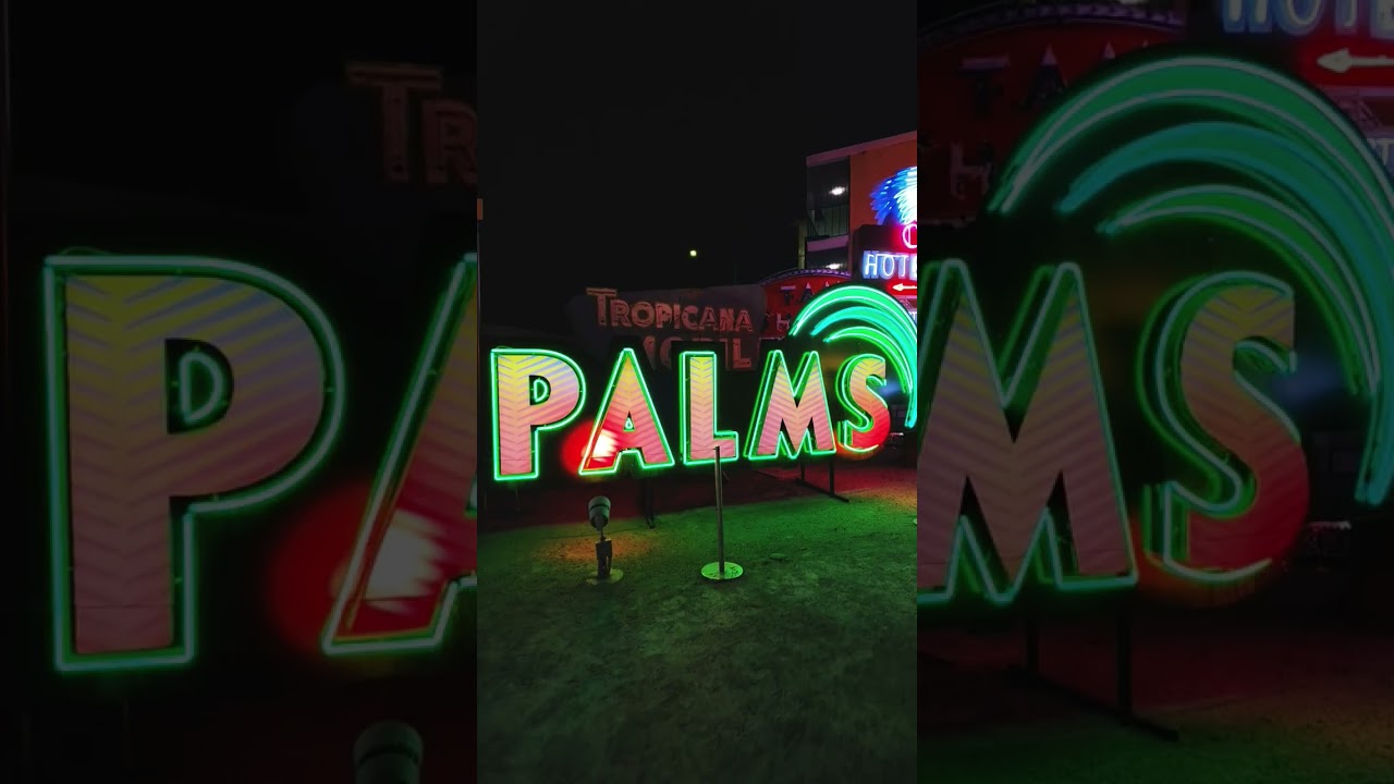 The Neon Museum, Las Vegas, NV #travel #neon #shorts