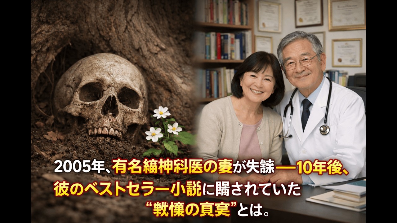 2005年、有名精神科医の妻が失踪――10年後、彼のベストセラー小説に隠されていた“戦慄の真実”とは。