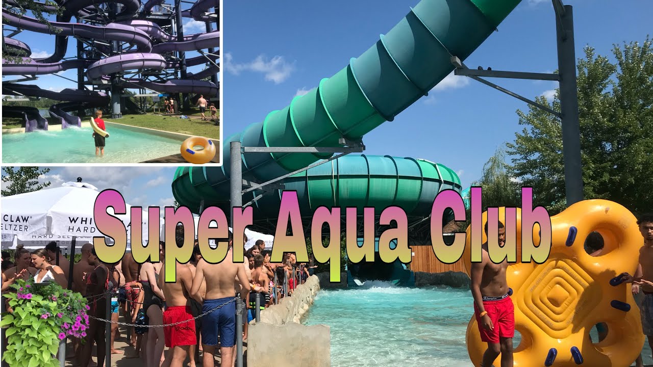 [4K] SUPER AQUA CLUB | Water Park | Pointe-Calumet | Québec