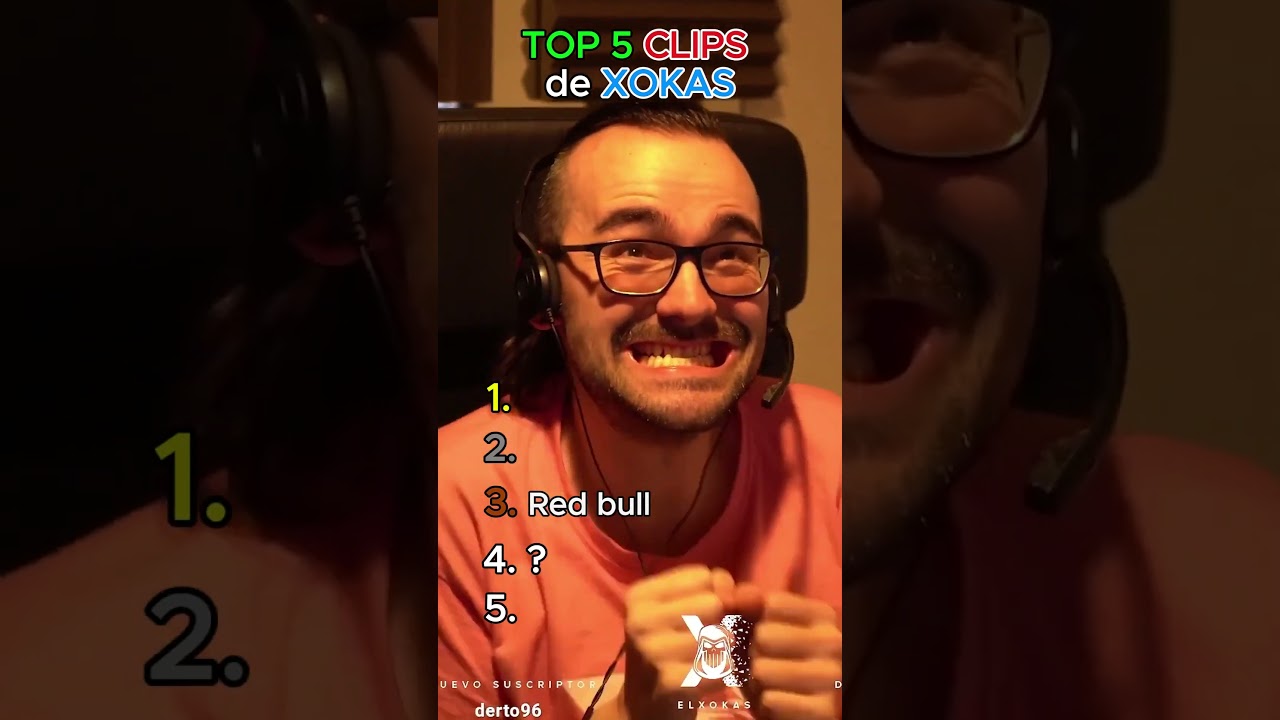 TOP 5 MEJORES CLIPS de XOKAS 🤣🤣 #ranking #xokas #edit