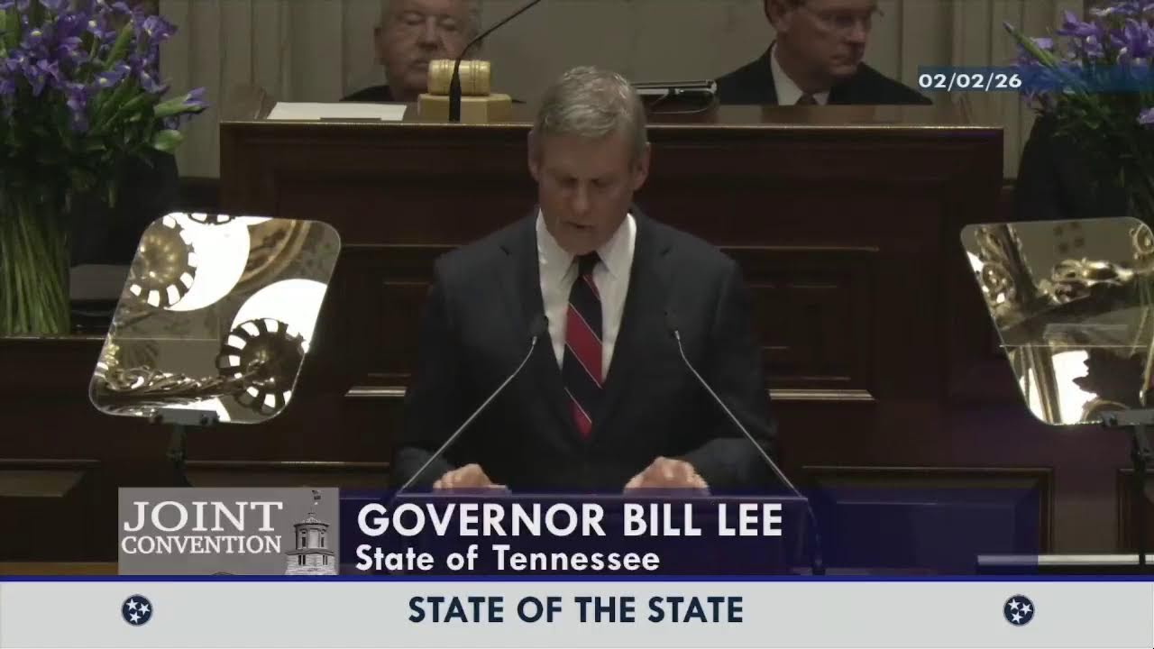 LIVE: Tennessee Governor Bill Lee delivers final State of the State