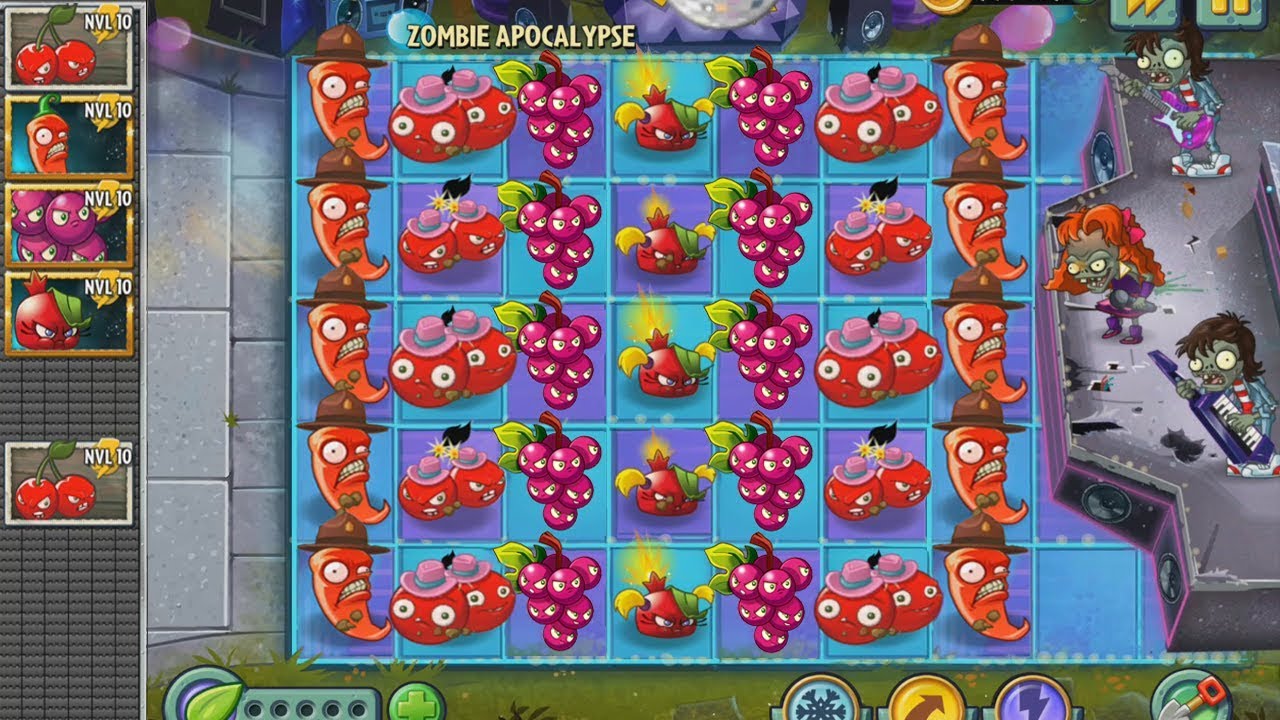 Plants vs Zombies 2 - Plantas Explosivas vs Todos los Zomboss