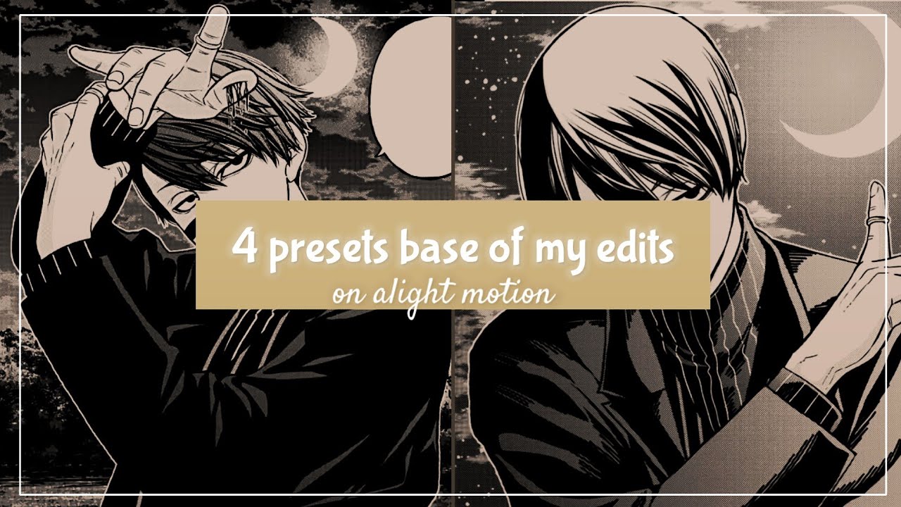 4 presets base of my edits (xml) +qr code | Alight Motion