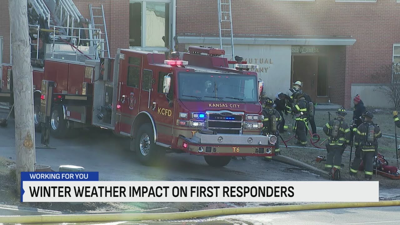 Freezing temperatures create hazardous conditions for first responders
