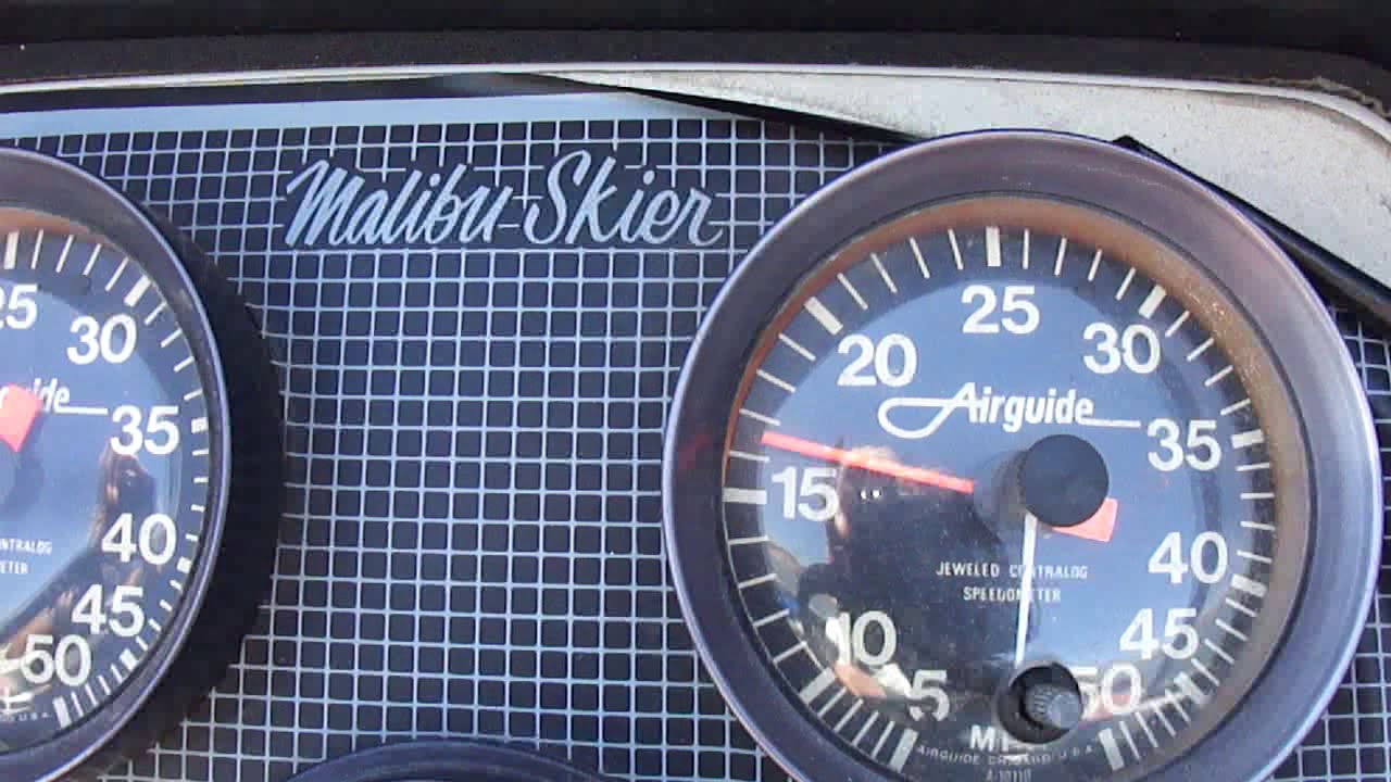 1990 Malibu Skier Slalom Test Boulder Boats Saguaro Lake