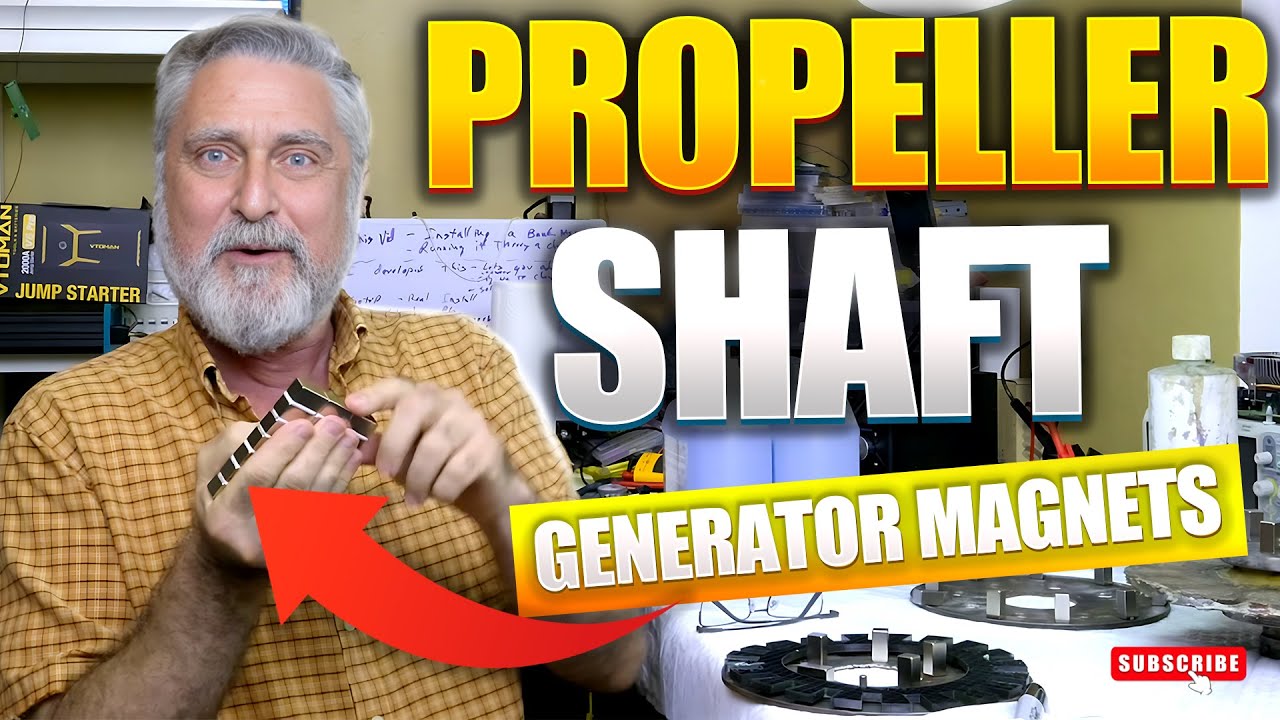 Adding Magnets to the Shaft Generator (Shaft Generator part 2)