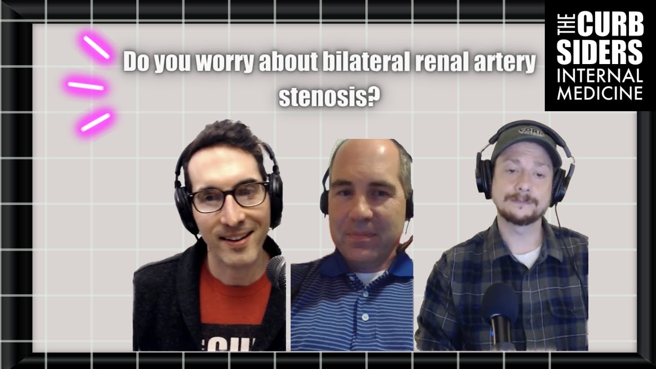 Bilateral renal artery stenosis!