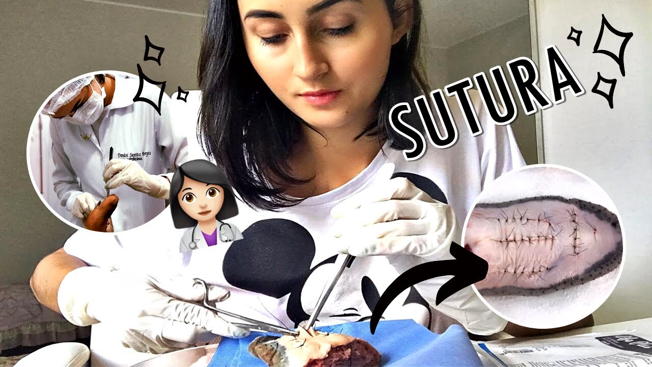 TREINANDO SUTURA | #MEDVLOG 👩🏻‍⚕