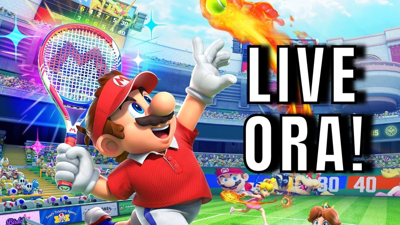 PROVIAMO MARIO TENNIS FEVER! LIVE MATTUTINA!