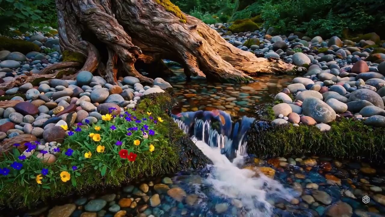 Healing Music for Inner Peace | Calm Nature & Water Sounds 528Hz