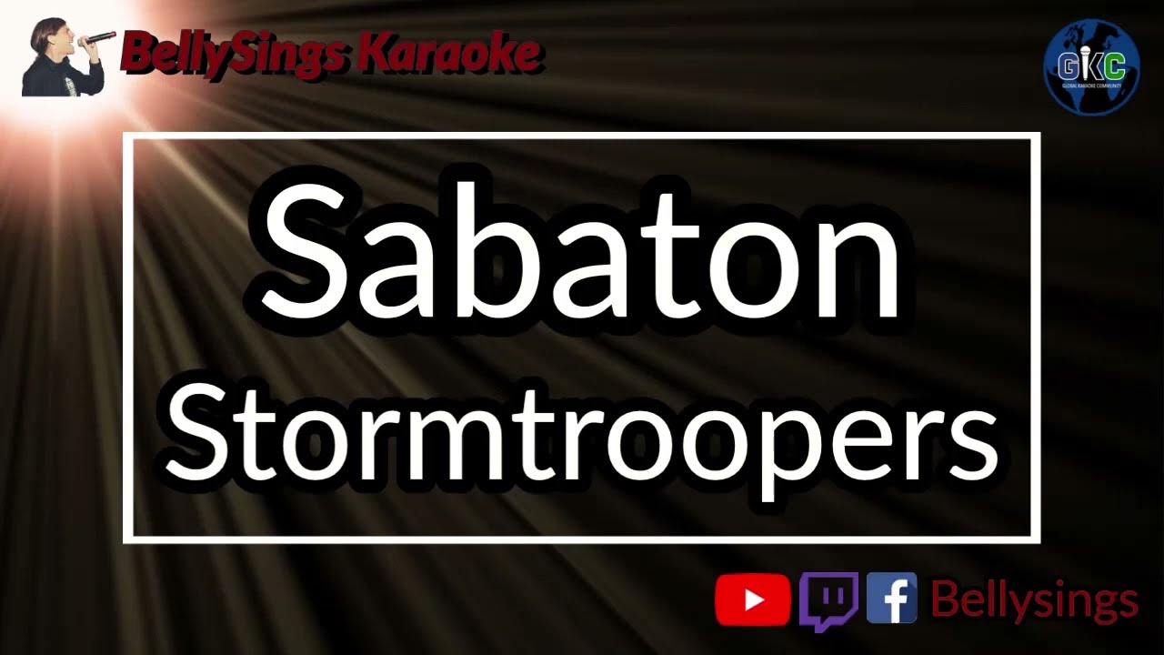 Sabaton - Stormtroopers (Karaoke)