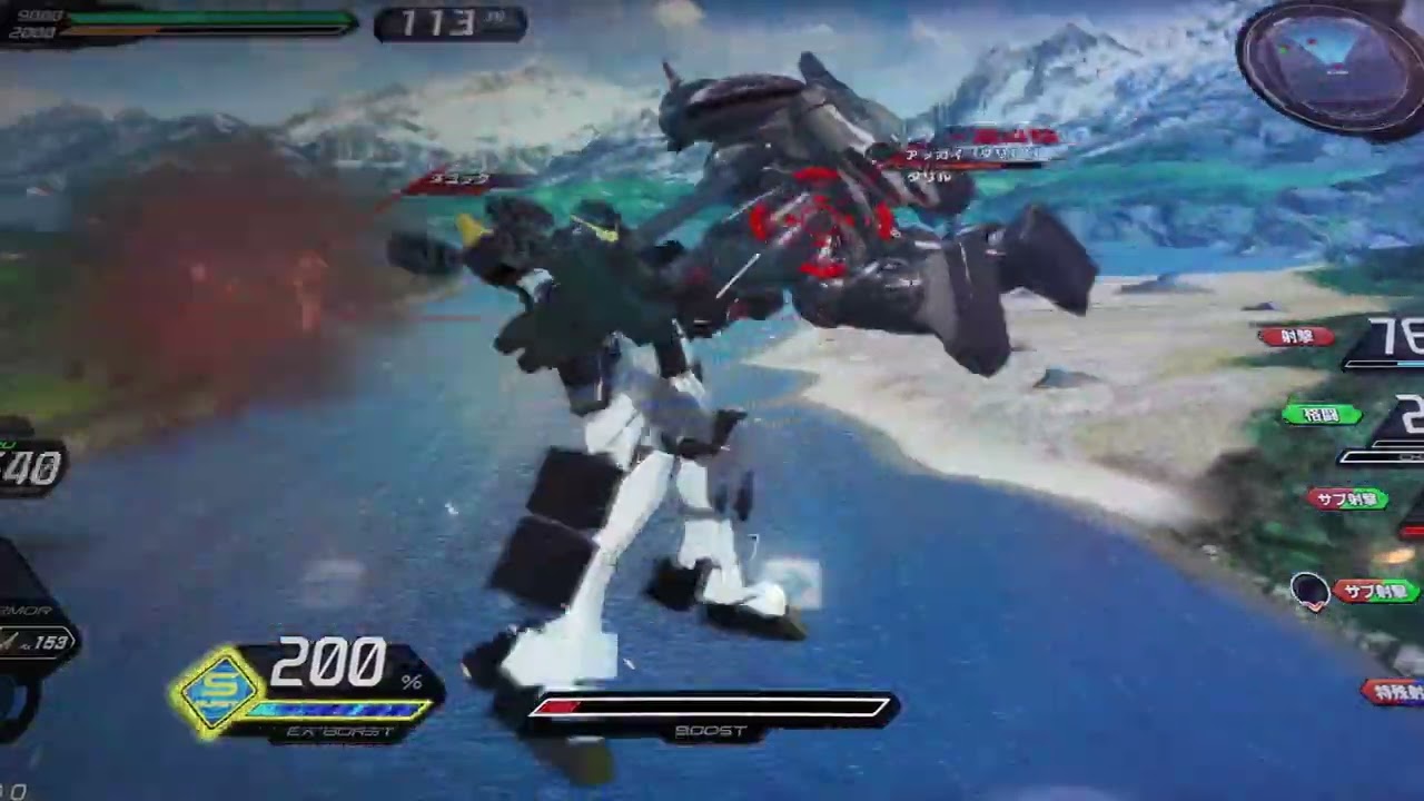 【EXVS2IB】毎日ヘビア日記 3月11日 シャアザクと星５ルートバトルステージ３ ガンダムヘビーアームズ改（EW版）【イニブ】