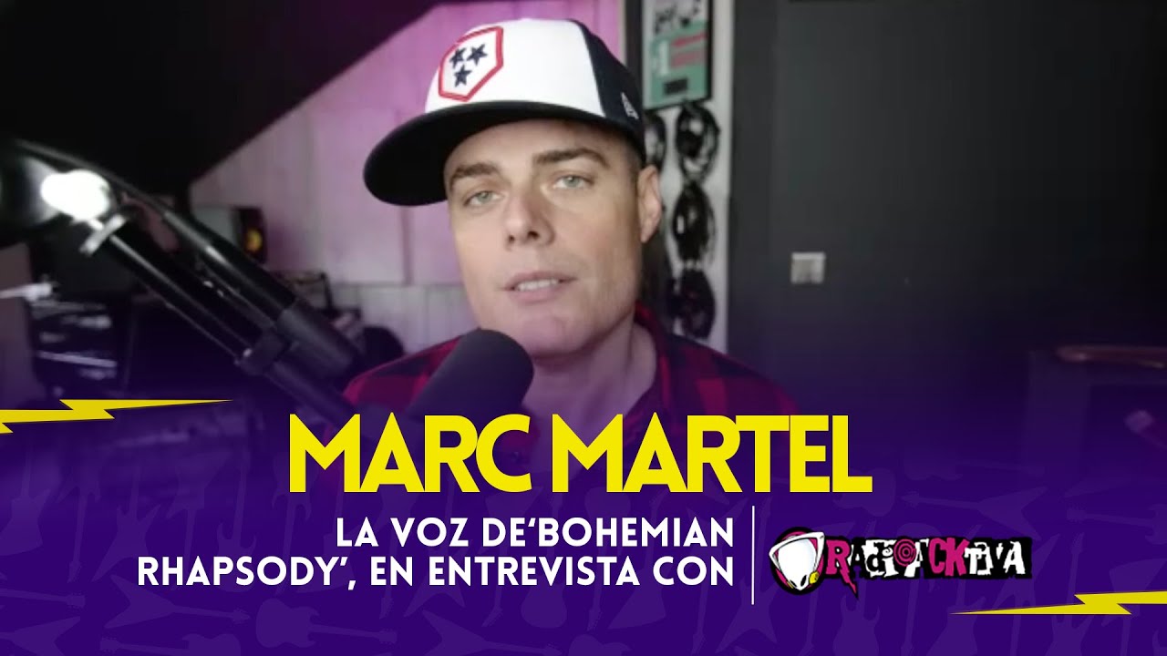 Marc Martel, la voz de ‘Bohemian Rhapsody’, en entrevista con Radioacktiva