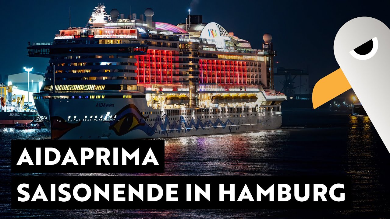 AIDAprima 💋 Sail Away zum Saisonabschluß in Hamburg 🛳️ Kreuzfahrt nach Dubai