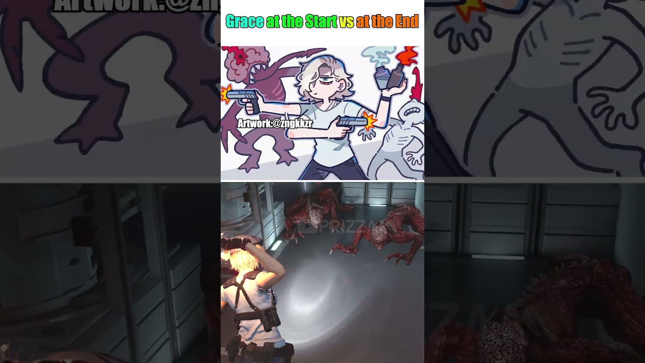 How it feels playing Grace in RE9 #residentevil #residentevilrequiem