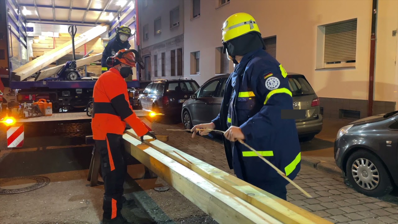 THW-Einsatz nach Gasexplosion in einem Wohnhaus - Nürnberg
