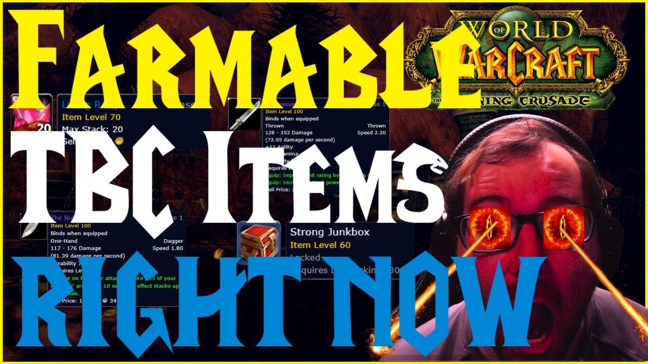 Insane Pre Patch Farms for TBC Items RIGHT NOW