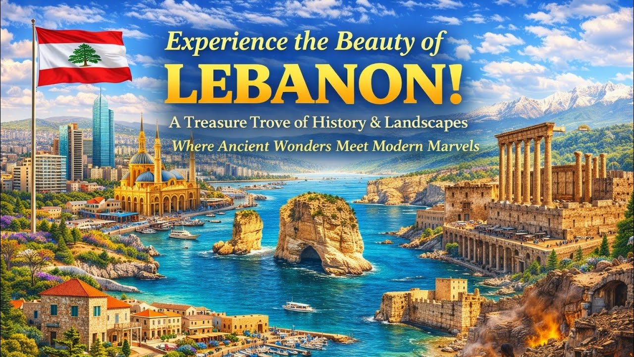 ✨🇱🇧Lebanon — Where Ancient Civilizations Meet the Mediterranean | History, Culture & Hidden Beauty