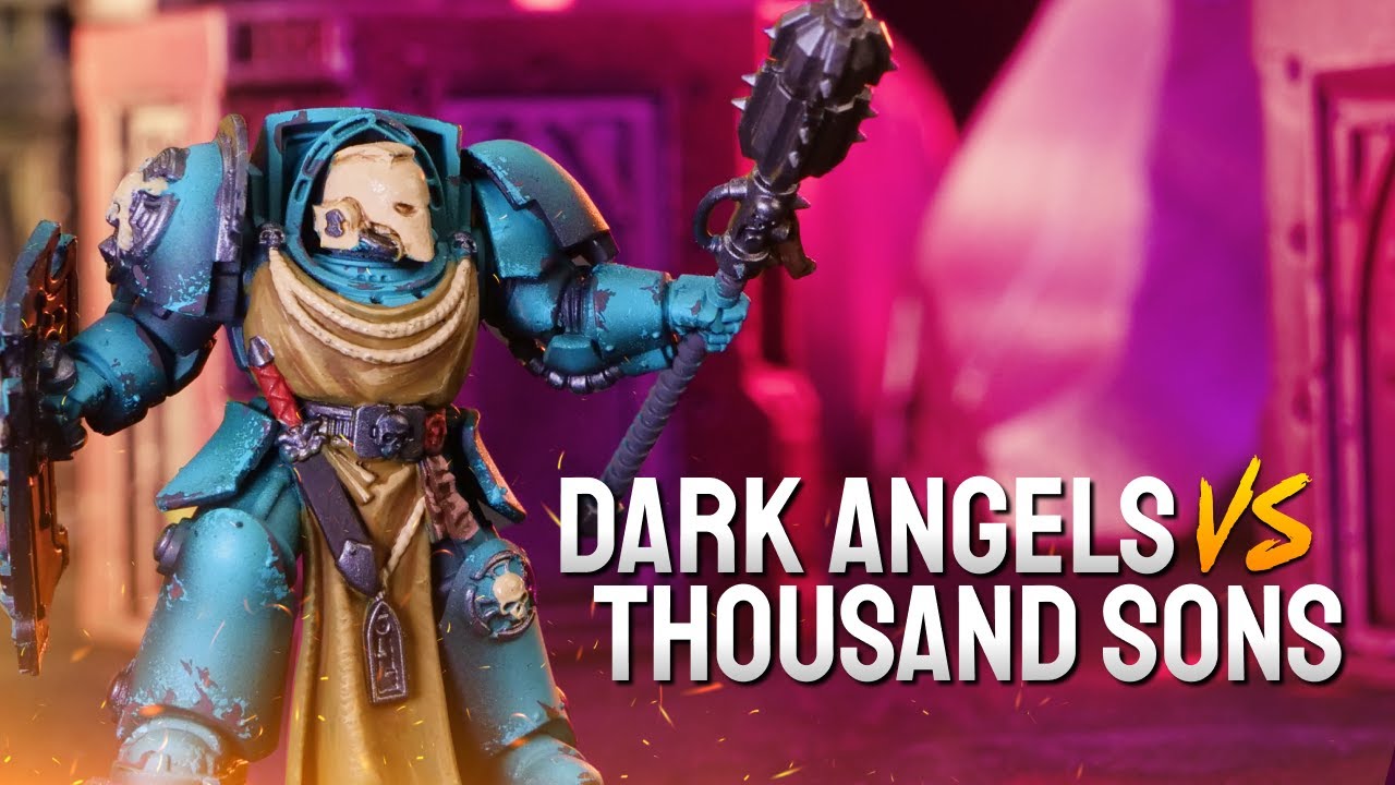 Dark Angels vs Thousand Sons - A LIVE Warhammer 40k Battle Report