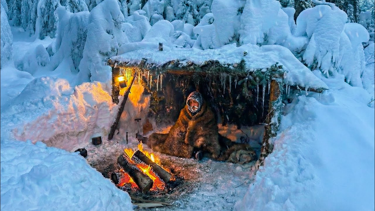 3 дня выживания в условиях снежной бури при температуре -12°C; без укрытия, без спального мешка