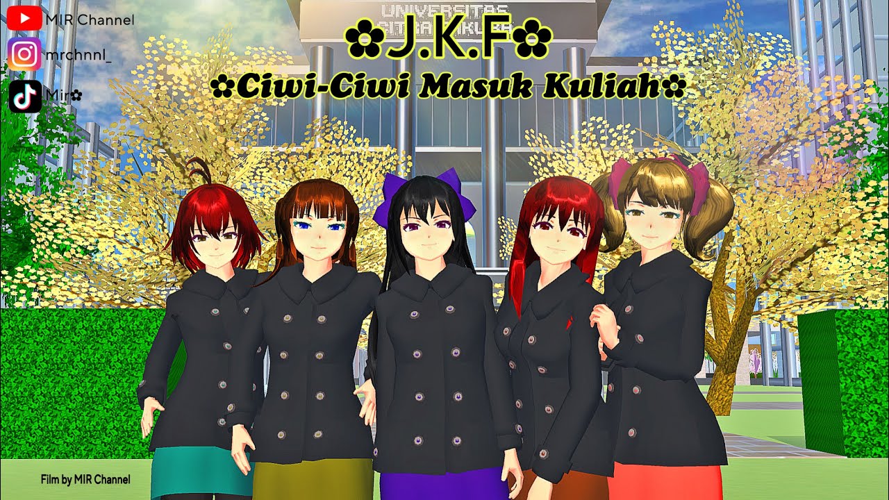 ✿J.K.F✿||Девочки поступают в колледж|| Драматический симулятор школы сакуры #mirchannel